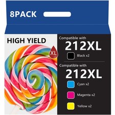 212XL Ink compatible with Epson Workforce WF-2830 WF-2850 XP-4100 XP-4105