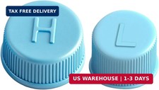 2PCS Car AC Valve Caps, Leakproof R134a A/C Low & High Pressure Port