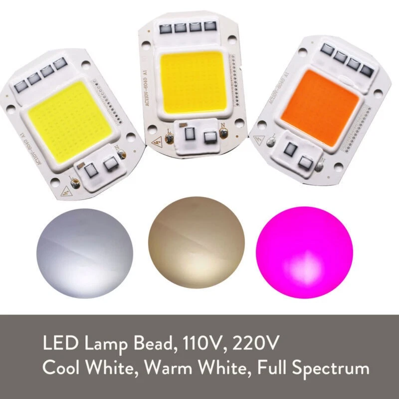 1/10X Volle Watt CREE 1W 3W 5W 7W 20W 50W High Power LED lampe lampen Chip cob - Bild 2 von 4