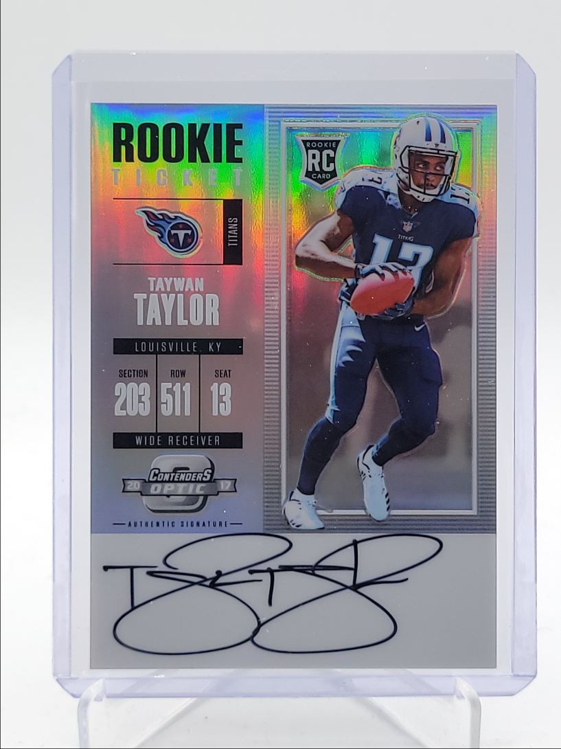Taywan Taylor Panini Contenders Optic #138 Autograph