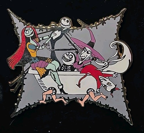 Disney Auctions Nightmare Before Xmas Jack, Sally & Trio LE 500 Disney Pin 33698