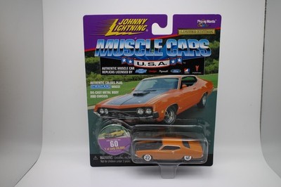 Johnny Lightning Muscle Cars U.S.A. 1970 Ford Torino Orange Collector #60