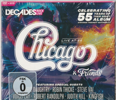 Chicago - 2 CDs + 1 DVD- Live At 55 - Digisleeve - 2024 - NEUWARE!
