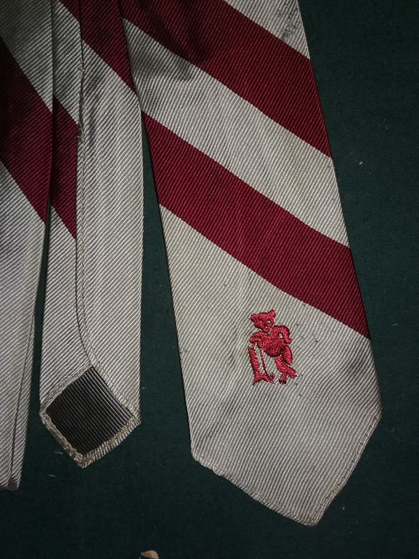 Vintage Cornell University Silk Skinny Necktie for Stuart's Ithaca VGC HTF RARE