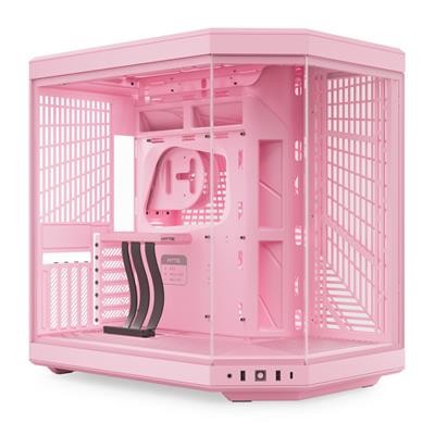 Hyte Y70 Dual Chamber ATX Mid Tower Modern Aesthetic Case Strawberry Milk E-Atx/