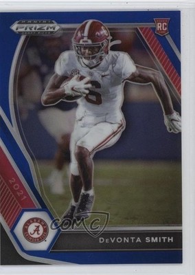 2021 Panini Prizm Draft Picks Blue 6/199 DeVonta Smith #101 Rookie RC 1q03