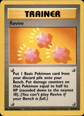Revive 089/102 Normal - Pokemon Base Set - MP