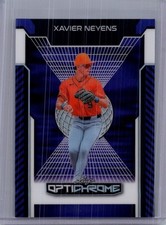 Xavier Neyens 2025 Leaf Optichrome Baseball 1/1 Pre Production Proof