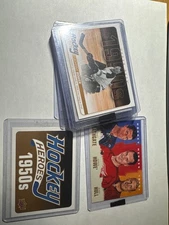 2011-12 Upper Deck Hockey Heroes 1950's Set With Painting  #1-13   *6073