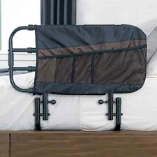Stander EZ Adjust Bed Rail By Stander, Adjustable, w/Organizer Pouch For Seniors