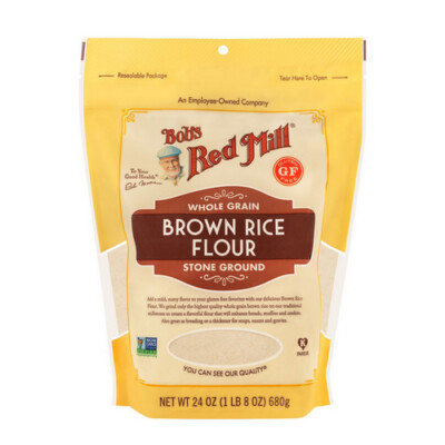Brown Rice Flour  24 Oz(Case Of 4) By Bobs Red Mill