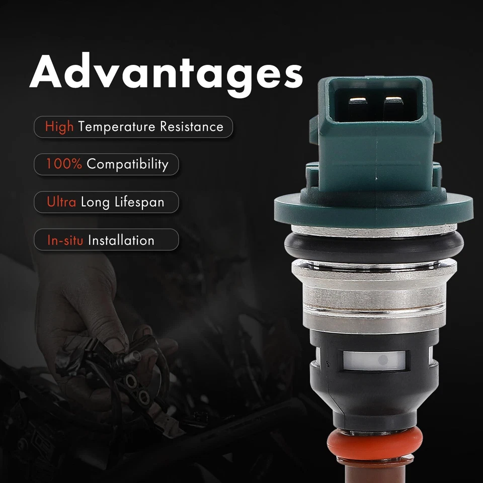 Inyector de combustible 8 piezas para Jaguar XJR 1998-2003 XKR 2000-2002 Vanden Plas V8 4,0 L Foto 4 de 4