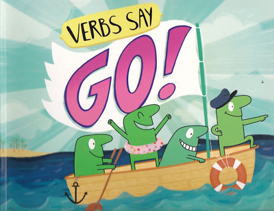 VERBS Say Go! Children's Learning to Read Write Story Book New
