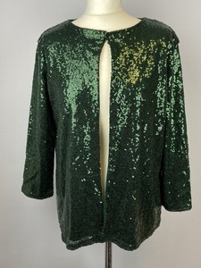 dark green sequin jacket