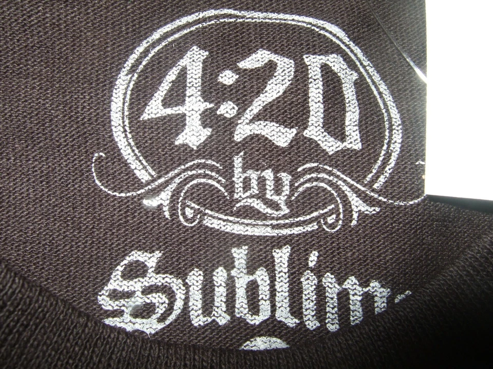 SUBLIME 4:20 cannabis Pot Sun Face Bradley Nowell 1968 SKA Punk Music Band Shirt - Image 3 of 3