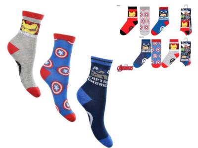 Calzini bambino Marvel The Avengers assorted 3 pack Child socks calze