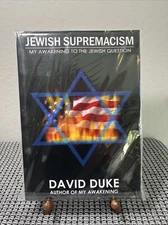 Jewish Supremacism by David Duke, My Awakening To Jewish,Large Reprint,8.5*11.5”