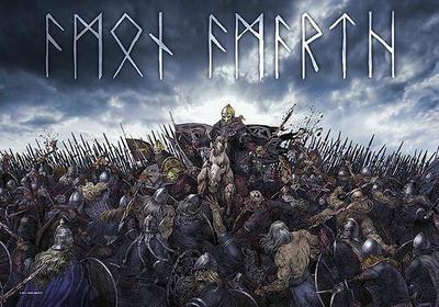 AMON AMARTH FLAGGE FAHNE BATTLEFIELD THE AVENGER POSTERFLAGGE STOFF POSTER FLAG