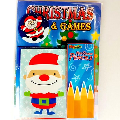 Christmas Activity Pack für Kinder - Heiligabend Box, Strumpffüller, Ausmalgeschenk
