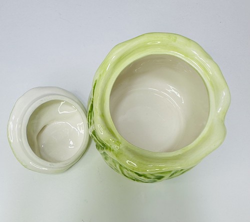 Ciotola di zucchero coniglietto pasquale/coniglio ceramica + set creme vintage Mervyn's NOS in scatola - Foto 8 di 24