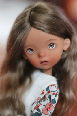 Bjd 1/6 Doll Girl Landoudou ​​​Face Makeup Eyes Resin Model 