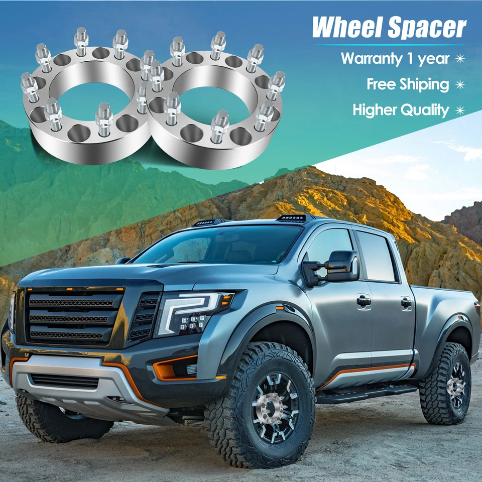 4 piezas espaciadores de rueda 2" 8x170 14x1,5 para Ford Excursion Ford F-250 F-350 Super Duty Foto 2 de 4