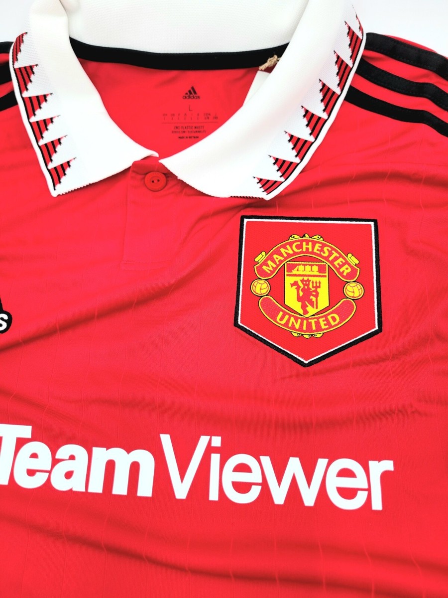 Adidas Manchester United 2022/23 Home Jersey XL Soccer Red H13881
