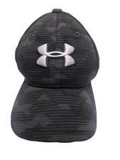 Under Armour Gray Black Fitted UA Classic Fit Youth S/M