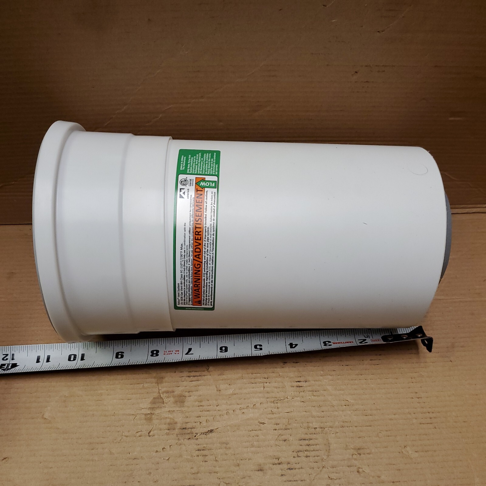 Rinnai 224087PP Condensing Vent Pipe Extension 10in Ducting Components for  sale online | eBay