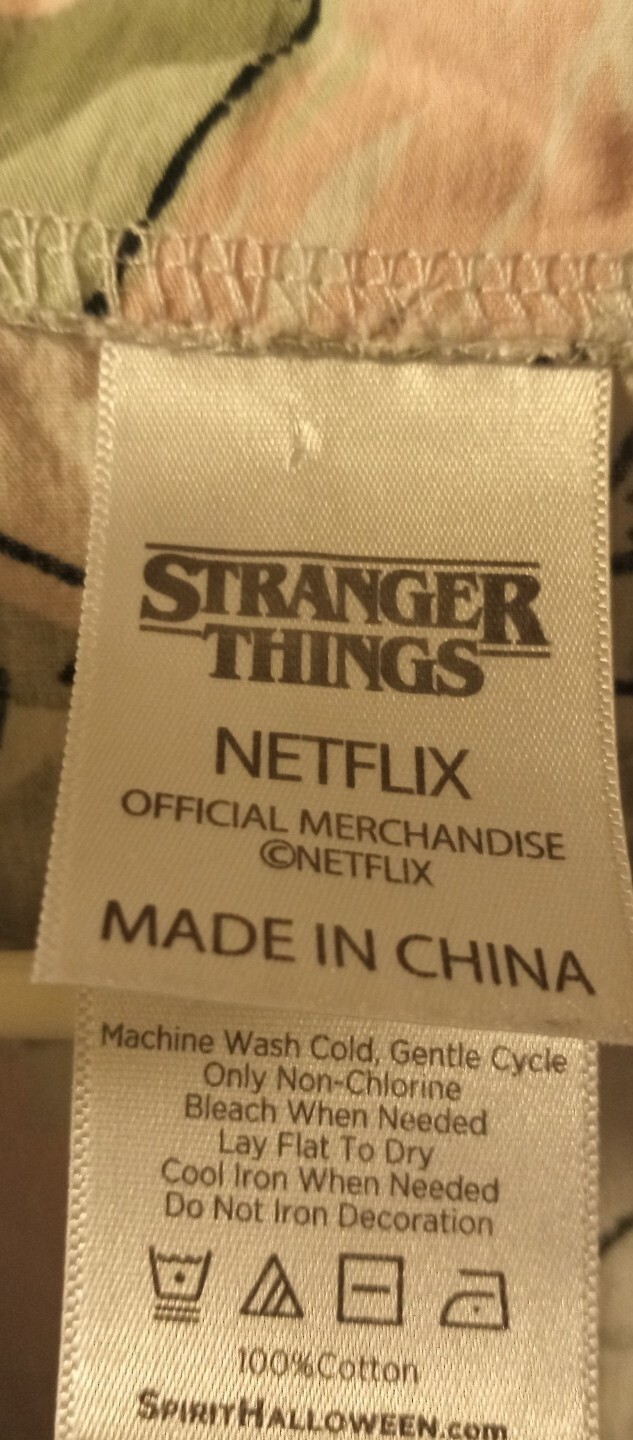 Stranger Things Button Down Short Sleeve Shirt Sp… - image 3