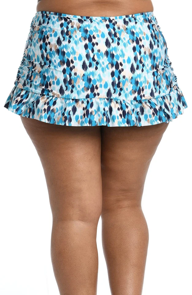 La Blanca Women's Skirted Ruffle Hipster Bikini Swimsuit Bottom 18 Plus - Image 2 of 4