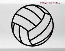 VOLLEYBALL Vinyl Sticker - Indoor Beach Grass Serve Spike V2 Die Cut Decal
