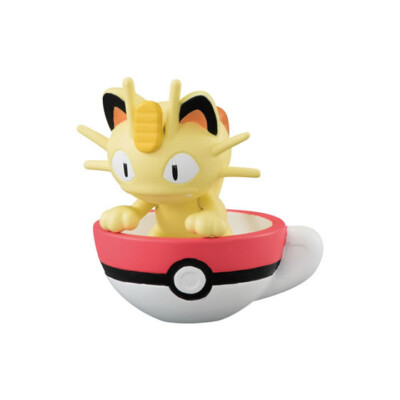 Pokemon Sun & Moon Tea Cup Time Mascot Pt 2 - Meowth