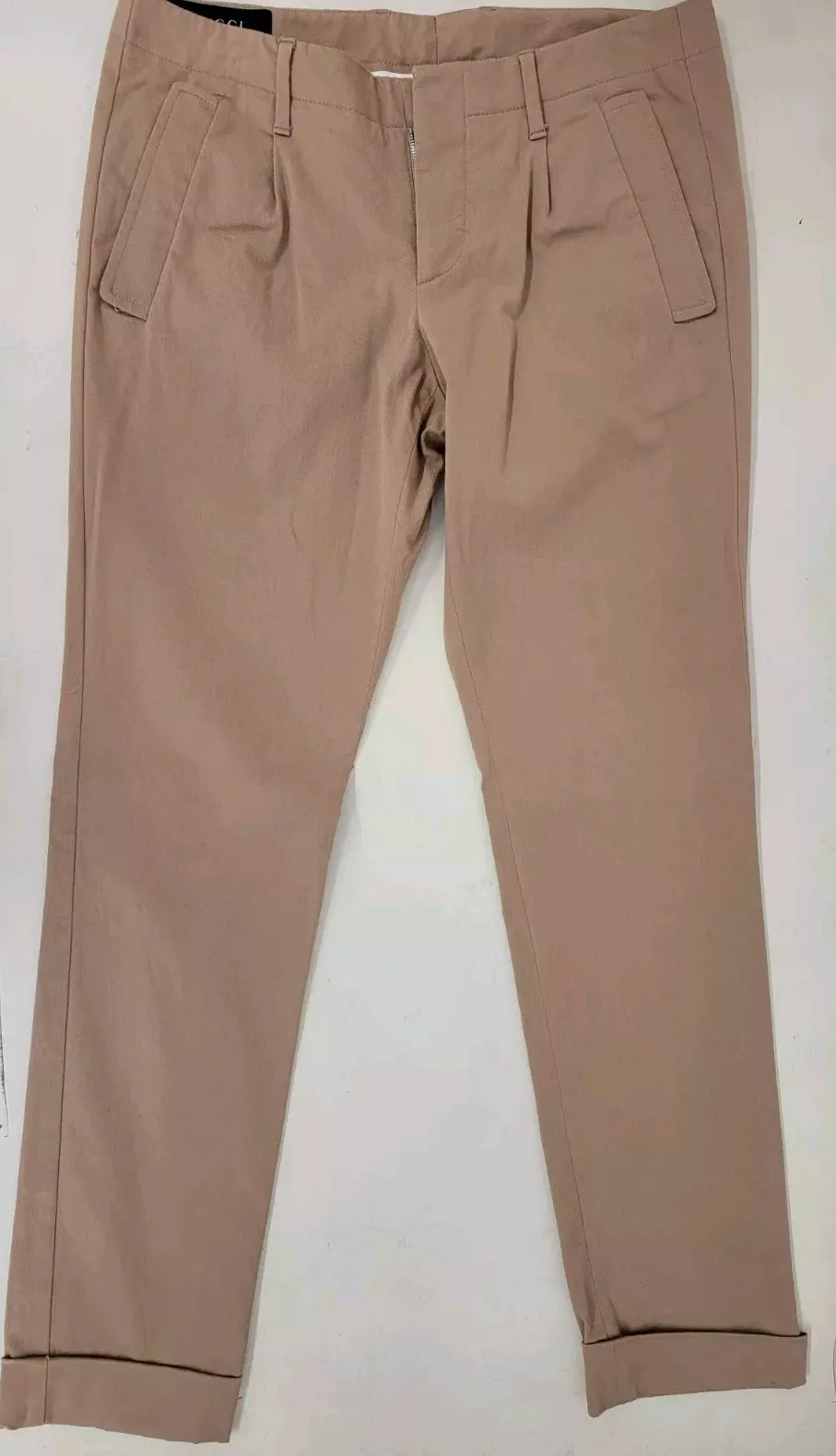 Pantalon d'équitation style Gucci homme marron beige coton Jodhpurs 32