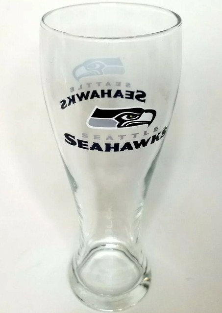 seahawks beer glass