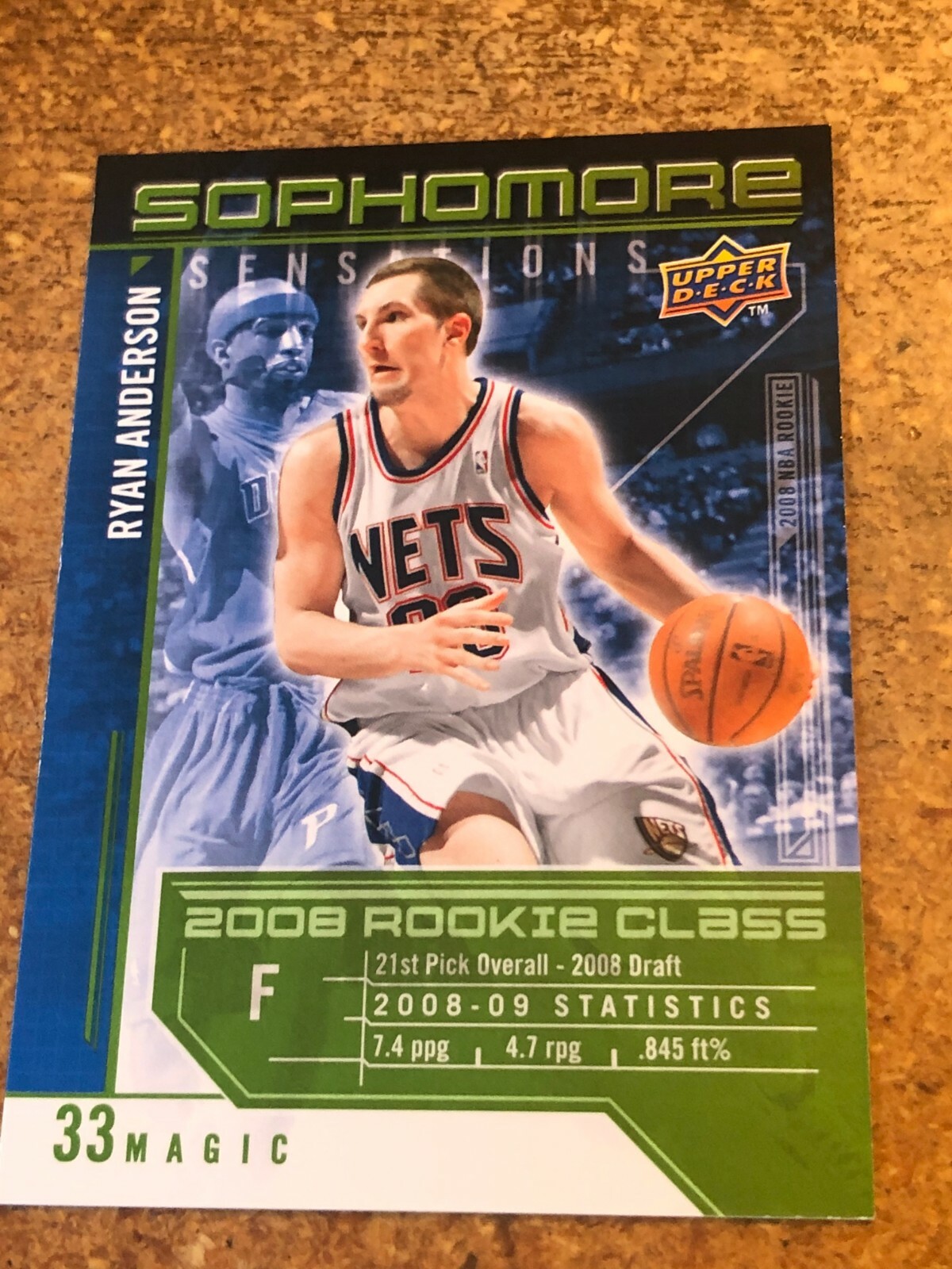 2009-10 Upper Deck Basketball Sophomore Sensations # SS-RA Ryan Anderson