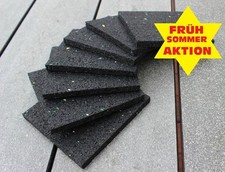 1A, Unterkonstruktion, Terrasse WPC, 100x100x8mm Terrassenpad  Bautenschutzmatte