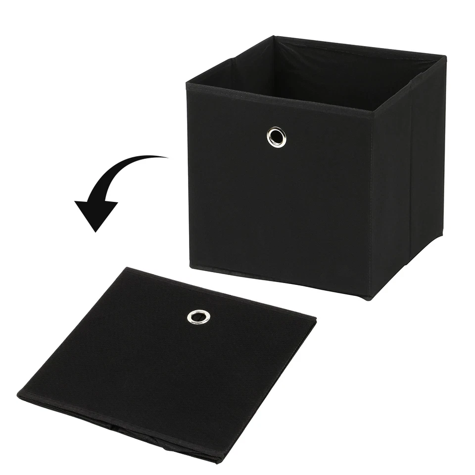 4-16er Set Faltbox 32x32X32cm Aufbewahrungsbox Faltkiste Box Regalbox  - Bild 4 von 4