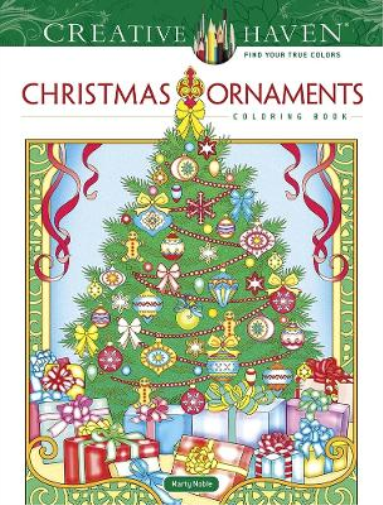 Marty Noble Creative Haven Christmas Ornaments Coloring Book (Tascabile)