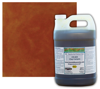 Professional Grade Concrete Acid Stain  - 1 Gallon **12 Colors Available***