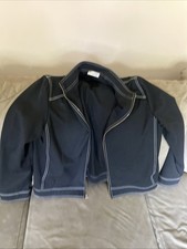 St John Vintage Black Jacket With White Trim. Kept For Sentimental Reasons