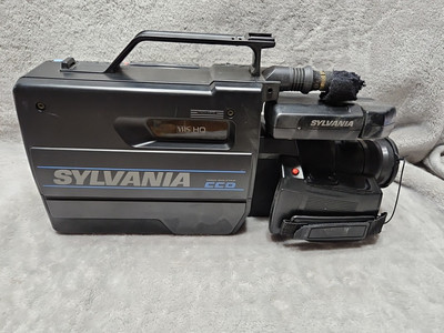 Vintage Sylvania VCC161AV01 VHS Video Camcorder Hard Case and