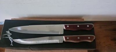 Maxam Precision Hollow Ground Fine Stainless-Steel Chef and Carving Knife