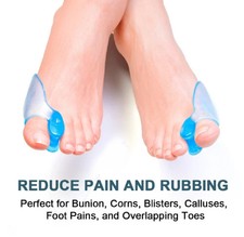 Silicone Gel Bunion Corrector Toe Separator Big Toe Spacer 1 Pair