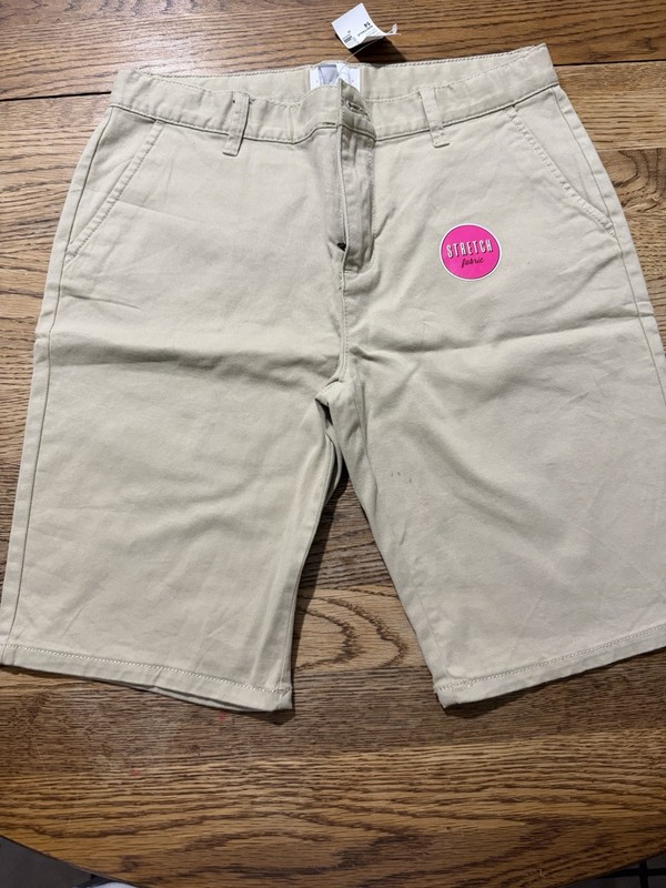 Children's Place Girls' Khaki Uniform Shorts Size 14