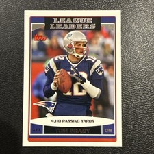 Tom Brady 2006 Topps League Leaders #280 New England Patriots