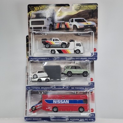 MATTEL Hot Wheels Team Transport '89 Toyota Supra Nissan 300 ZX