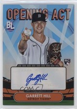 2023 Topps Big League Opening Act Blue Foil Garrett Hill #OAA-GHI Auto 1u6