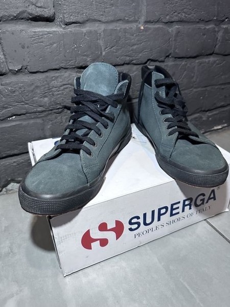 Men Superga Boots Khaki Nubuck 42