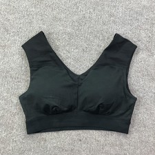 Tommie Copper Sports Bra Womens Medium Black Shoulder Support Copper Znergy